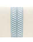 Pair of Bone and Trellis Trim, Powder Blue Covers, 12x18, LDC