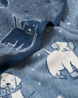 Winter Puppies Midi Blanket: Midi