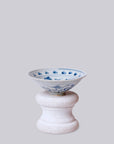 Blue and White Porcelain Peony Conical Bowl