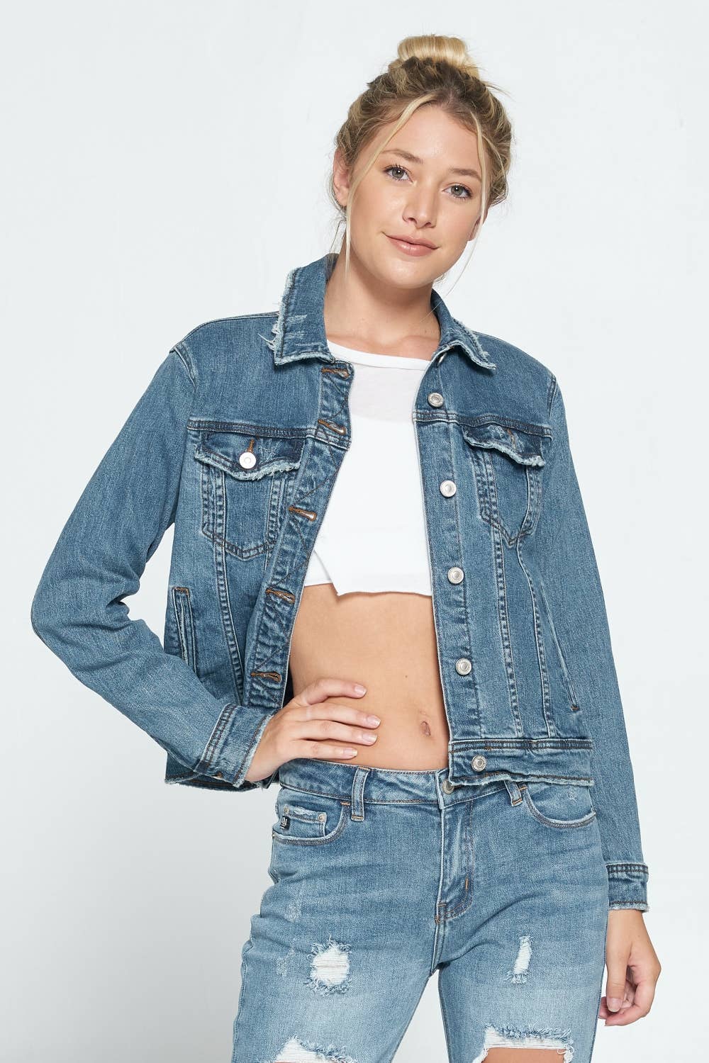 Classic Denim Jacket: Dark Wash