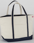 Classic Canvas Tote Bag Large Private Label: Navy