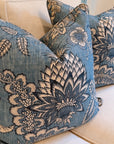 Pair of Lee Jofa Covers, 22” for 24” insert, self welt, double sided