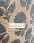 Pair of Anna French Marguerite Sky Covers, self welt and double sided, 22” for 24” inserts