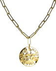 Beach Tag Charm Necklace – 18k Gold Plated - WS: Kiawah Island