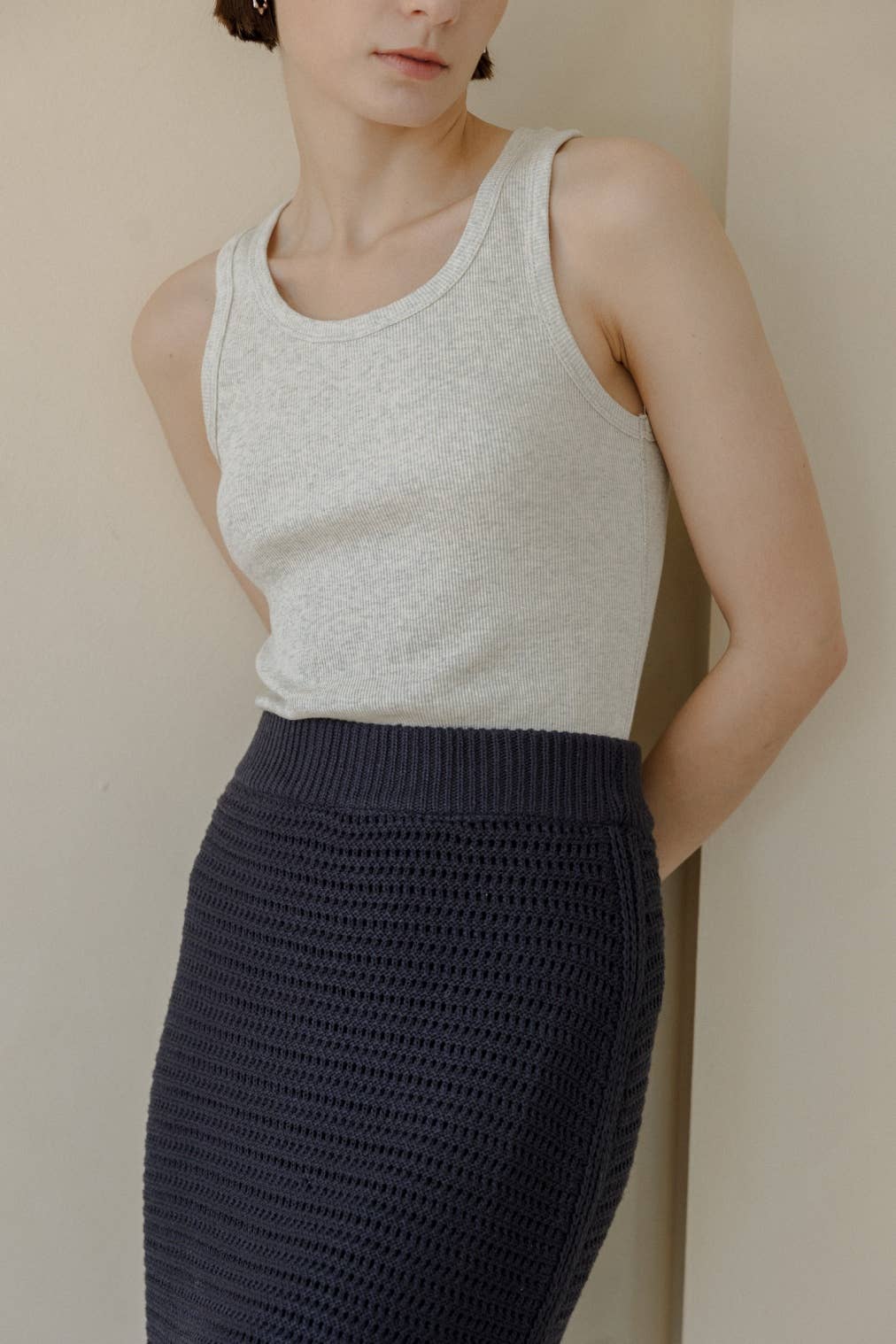 The Judd Top: HEATHER GREY