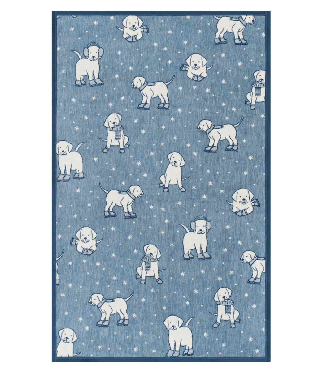 Winter Puppies Midi Blanket: Midi