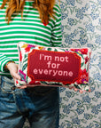 Not For Everyone Needlepoint Pillow
