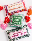 Bless Your Heart Needlepoint Pillow