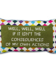 Well Well Well Needlepoint Pillow