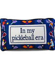 Pickleball Era Needlepoint Pillow
