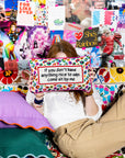 Come Sit By Me Needlepoint Pillow