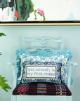 First Rodeo Needlepoint Pillow