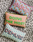Manifest Needlepoint Pillow