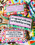 Come Sit By Me Needlepoint Pillow