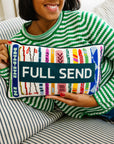 Full Send Needlepoint Pillow