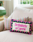 Carrie Needlepoint Pillow