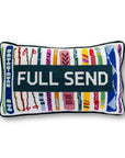 Full Send Needlepoint Pillow