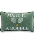 Make It A Double Needlepoint Pillow