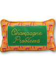 Champagne Problems Needlepoint Pillow