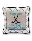 Penalty Box Needlepoint Pillow