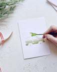 Christmas cheer paintable notecard