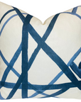 Channels Pillow Cover in Periwinkle Blue, Kelly Wearstler Textiles