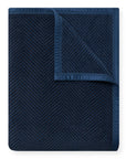 Harborview Herringbone Deep Sea Blanket: Original