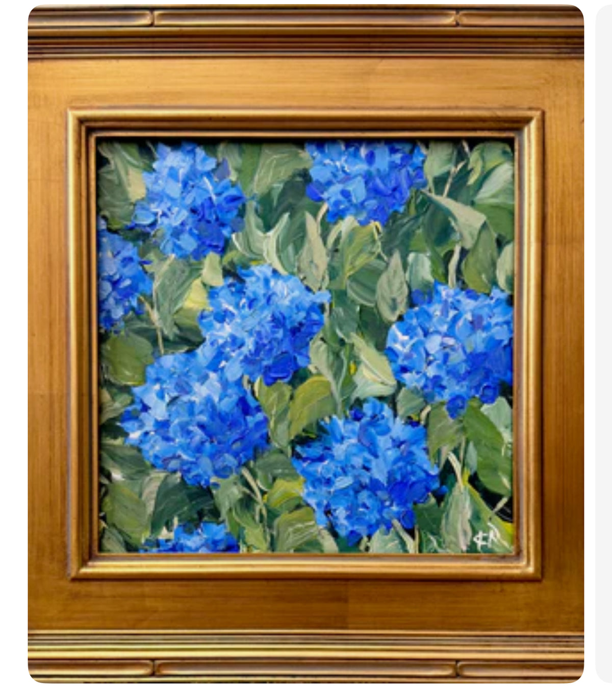 Katy Neely Art - Blue Hydrangeas 1 of 2