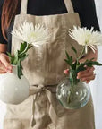 Clear Sphere Bud Vase