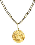 Beach Tag Charm Necklace – 18k Gold Plated - WS: Nantucket