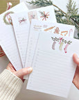Christmas checklist notepad: Christmas sweets