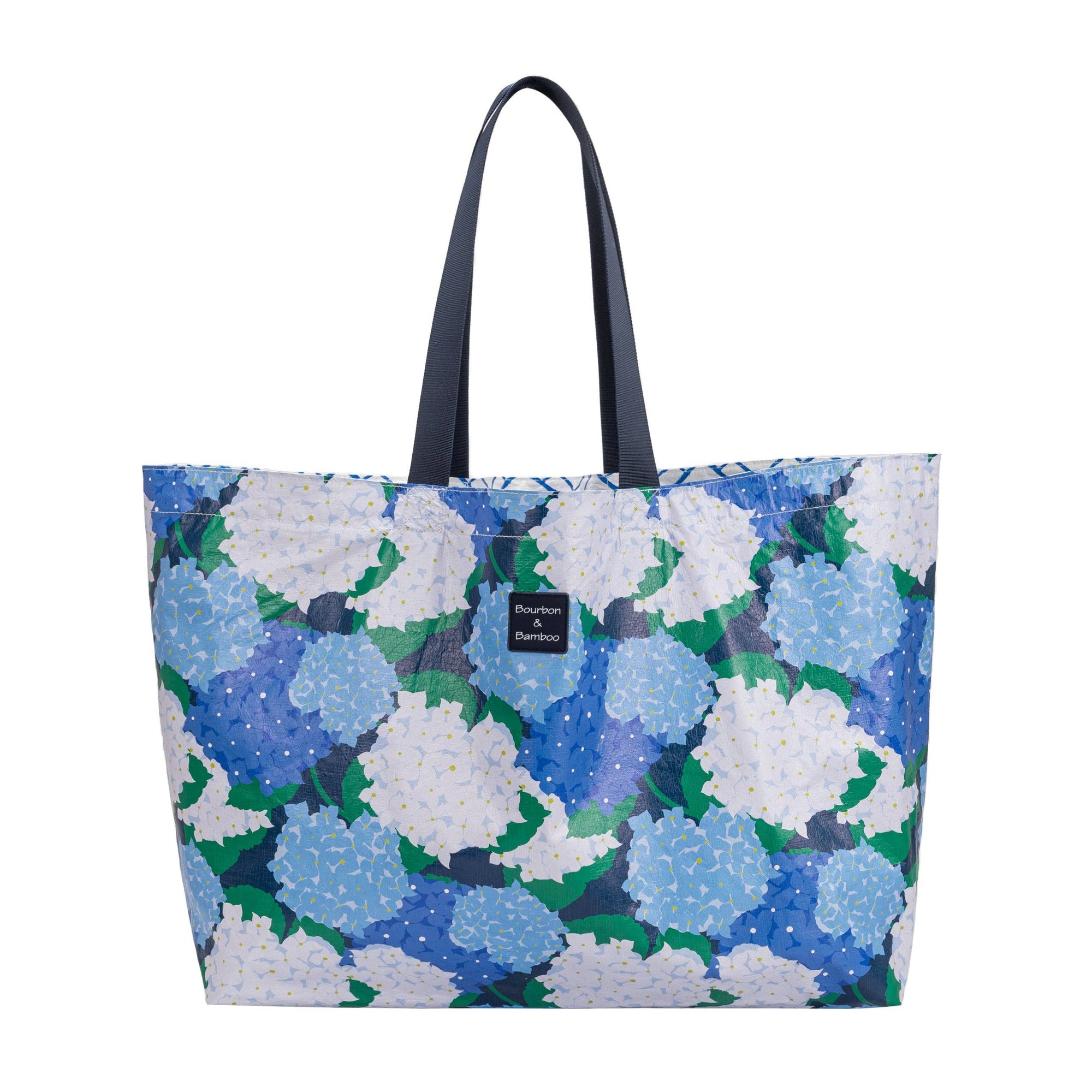 Market Tote: Blue Hydrangea