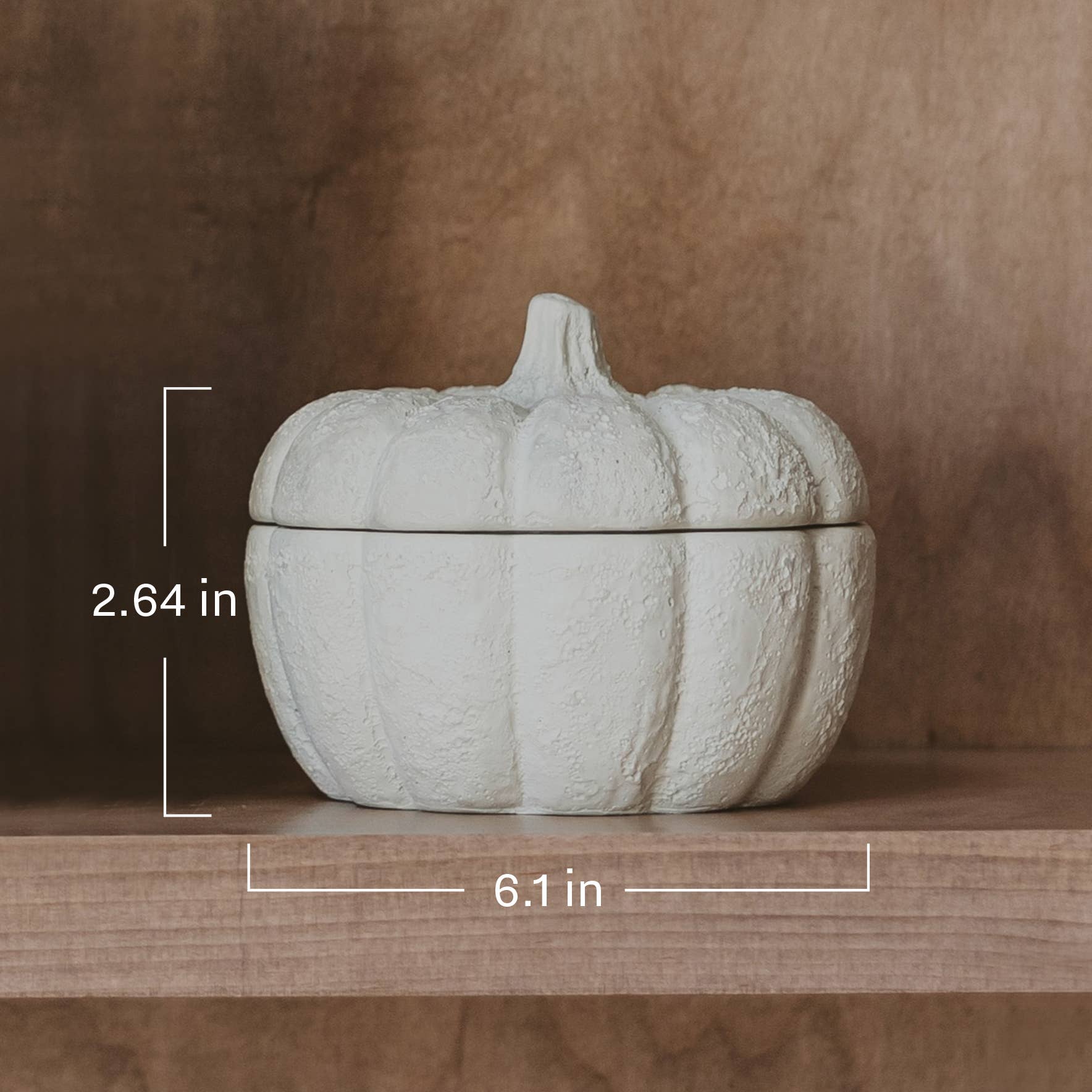 Pumpkin Jar Soy Candle, 13.5 oz - Cashmere and Vanilla