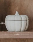 Pumpkin Jar Soy Candle, 13.5 oz - Cashmere and Vanilla