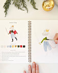 Nutcracker watercolor workbook