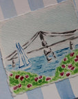 Newport, RI Watercolor Painting with 8 x 10 Frame 