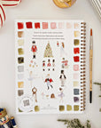 Nutcracker watercolor workbook