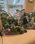 Pair of Thibaut Pagoda Tree Euro Covers, 26” for 28” inserts