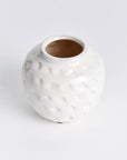 MARIAH ORGANIC VASE SMALL: WHITE / CERAMIC