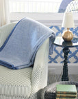 Harborview Herringbone Cornflower Blanket: Original