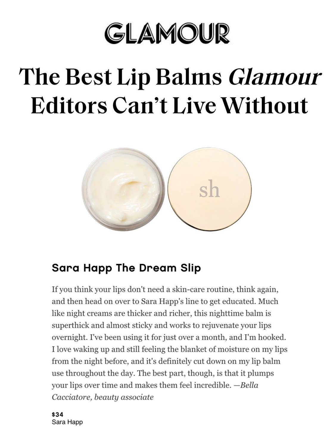 The Dream Slip® Overnight Lip Mask