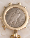 Lady Liberty coin necklace