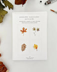 Fall leaves paintable watercolor notecard set