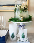 Blue Bows Christmas Tree Shatterproof Cups