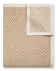 Harborview Herringbone Tan Blanket: Original