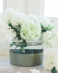 Sage Colorblock Flower Vase