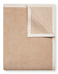 Harborview Herringbone Tan Blanket: Original