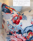 Pair of Trend Floral Covers, 22” for 24” inserts