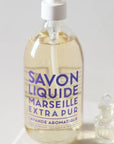 Liquid Marseille Soap Aromatic Lavender 16.7 fl oz Glass