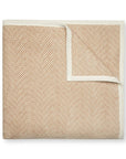 Harborview Herringbone Tan Blanket: Original